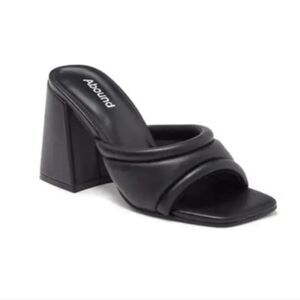 New Abound Shoes sandal Penelope high Heeled black comfortable 8.5